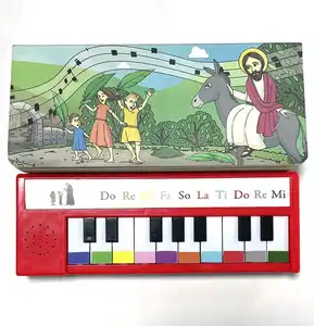工厂定制高品质手工钢琴教育儿童书籍与音乐声音