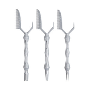 Peine de Posicionamiento de Aluminio para Permanente, Herramienta Grande de Peluquería para Salón, Tres en Uno - Product Image 1