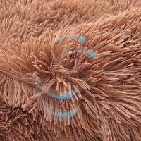 Couverture pour animaux de compagnie de luxe de qualité supérieure personnalisée de haute qualité en peluche douce polaire tapis de couchage chien couverture en fausse fourrure