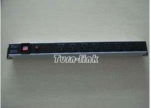 Enchufe PDU tipo EE. UU. De 8 vías con botón de Reinicio y <span class=keywords><strong>protector</strong></span> contra sobretensiones - Product Image 2