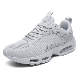 Chaussures de sport décontractées pour hommes Coussin d'<span class=keywords><strong>air</strong></span> de haute qualité Volant Tissé Résistant à l'usure Lace-Up Hauteur Augmentant la tendance transfrontalière - Product Image 3