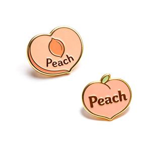 Fruit Theme Metal Pin Set Gold Plated Hard Enamel Zinc Alloy Collectible Art Irregular Shape Pins - Product Image 6
