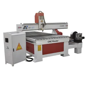 Fraiseuse Cnc MP-1325 à 4 axes pour le travail du bois, Machine pour routeur