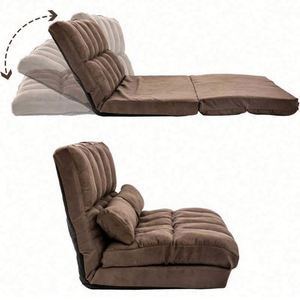 <b>Sofa</b> Tatami <b>Folding</b> Back Single Bedroom Contemporary Eco-Friendly Plastic Indoor Living Room Wall Mount <b>Bed</b> 100% Cotton Phone - Product Image 4