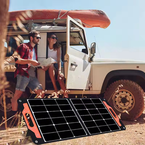 Paneles Solares Plegables Portátiles de 100w para Exteriores, <span class=keywords><strong>Kit</strong></span> de Paneles Solares Plegables para Campistas, Paneles Solares Usados en China, Fotovoltaico - Product Image 3
