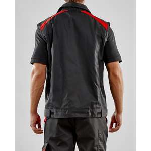 BLAKLADER - 316418009956XXL Industry <b>waistcoat</b> <b>Black</b>/Red - EAN 7330509364154 WORK JACKETS SUMMER SOFTSHELL JACKETS - Product Image 3