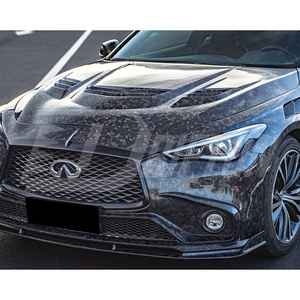 Nuevo Capó de Fibra de Carbono Agresivo con Tejido 3K/6K/12K y Protección UV para Infiniti Q60 2016-2022 - Product Image 2