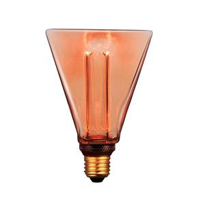 Lampada LED vintage marrone 4W E27, design a diamante, ideale per decorazione e ambienti retrò, aggiunge calore e stile a qualsiasi ambiente. - Product Image 2