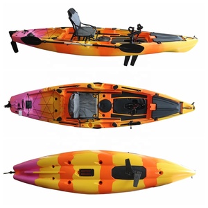 High Quality 4 Pcs Handles Fishing Kayak 12ft Motor Kayak Rowing Boat With 1 Pc Swivei Fishing <b>Rod</b> <b>Holder</b> - Product Image 2