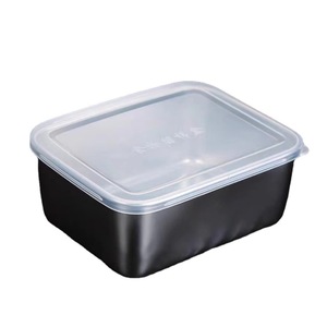 Stainless Steel Food Storage Container Square Deep Hot Pot Prep Bowl Outdoor Picnic Use - Product Image 2