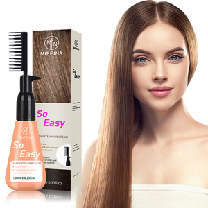 OEM/ODM Mifeina 180ml Crema Alisadora de Cabello con Ácido de Queratina, Ingredientes Orgánicos, Certificación MSDS, <span class=keywords><strong>Alisado</strong></span> No Invasivo para Salón - Product Image 1