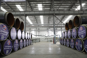 BS en253 tiêu chuẩn dn200 mm pre-chế tạo cách nhiệt Ống tay áo mật độ cao polyethylene vật liệu cách nhiệt - Product Image 3