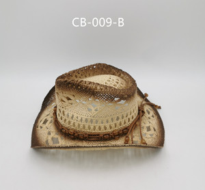 2023 nouveau style de haute qualité meilleure vente Vintage blanc crémeux marron rouge fête Wester Cowboy chapeau - Product Image 2