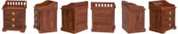 Boîte à bijoux en bois avec incrustation en laiton pour femmes, sculptée à la main, rangement polyvalent, coffre décoratif vintage, porte-bijoux, cadeau