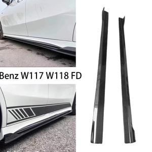 Jupes latérales en fibre de carbone style FD pour Mercedes CLA-Class W118 2021-2026 - Product Image 2