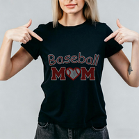 Desain Ibu Baseball Berhias Rhinestone untuk Transfer Panas pada Kaos