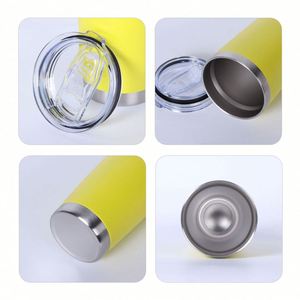 Gobelet isotherme en acier inoxydable avec revêtement en poudre, logo personnalisé, 20 oz, pour l'extérieur, tasse de voyage isolée de 30 oz avec couvercle, gobelet à café de voyage de 20 oz - Product Image 2