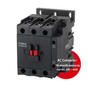 Contator de serviço CJX2i-80 orientado para o cliente 220v ac 3p 100a 80a monofásico