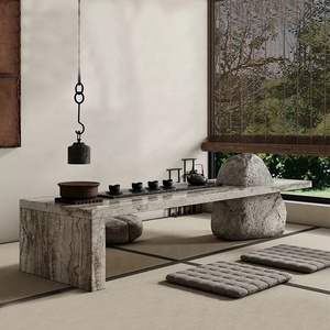 Tavolo da tè <span class=keywords><strong>in</strong></span> marmo creativo moderno tavolo da caffè giapponese con forma di <span class=keywords><strong>montagna</strong></span> per casa Villa o soggiorno mobili per la casa - Product Image 2