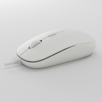 Souris optique USB ergonomique 4D, souris filaire standard bon marché en gros pour le bureau, la maison, les jeux, étanche, liquide, en stock, PC