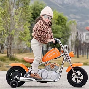 Motocicleta Eléctrica Recargable de Plástico para Niños con Control Remoto para Edades de 3 a 12 Años - Juguete Todoterreno Unisex - Product Image 2