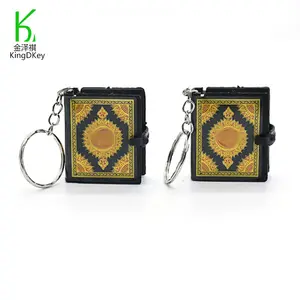 Mini Quran keyring ring plastic ring pendant islamic key chain wholesale