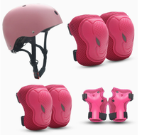 Kit de protection de patins à roulettes pour enfants, casque d'équilibre pour voiture, skateboard, genou, coude, vélo, ensemble de sept pièces, bonnet de sécurité