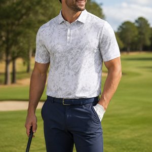 Polo de Golf Personalizado para Hombre, de Secado Rápido, Elástico, Transpirable, de Manga Corta - Product Image 1