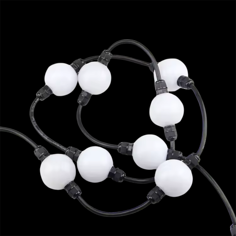 RGBW Full Color 24V IP66 High CRI 90 Christmas String Light 360 Degree 3D Pixel Ball 50mm LED Pixel Module Hotel 10Year Warranty