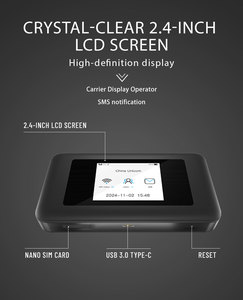 MF510 Vente de points d'accès sans fil 5G LTE de poche avec batterie 5000 mAh, modem déverrouillé, routeur Wi-Fi, <span class=keywords><strong>carte</strong></span> SIM mobile - Product Image 6
