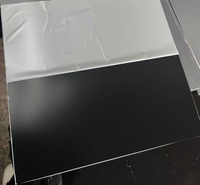 Plaques en plastique ABS bicolores 1,5 mm 1,3 mm 0,8 mm 3 mm Noir Mat/Blanc pour gravure laser, feuilles laminées double couche 600x1200 mm (2' x 4')