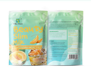 wins town Green tea Non-Dairy Creamer hami melon <b>powder</b> <b>collagen</b> beauty slim <b>powder</b> tea slim milk - Product Image 2