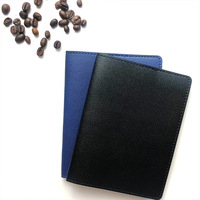 Nuevo Porta Pasaportes de Cuero PU Premium Personalizado con Logotipo, Anti-Robo, Impermeable, Cartera de Viaje, Funda Protectora