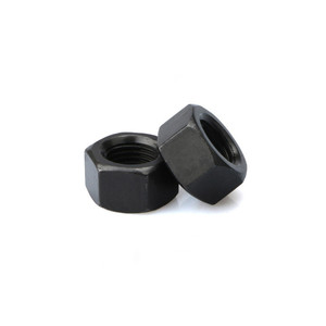 LEITE Prix d'usine Grade 4.8 Écrou hexagonal en acier doux Zinc galvanisé et passivé DIN934 Standard - Product Image 1