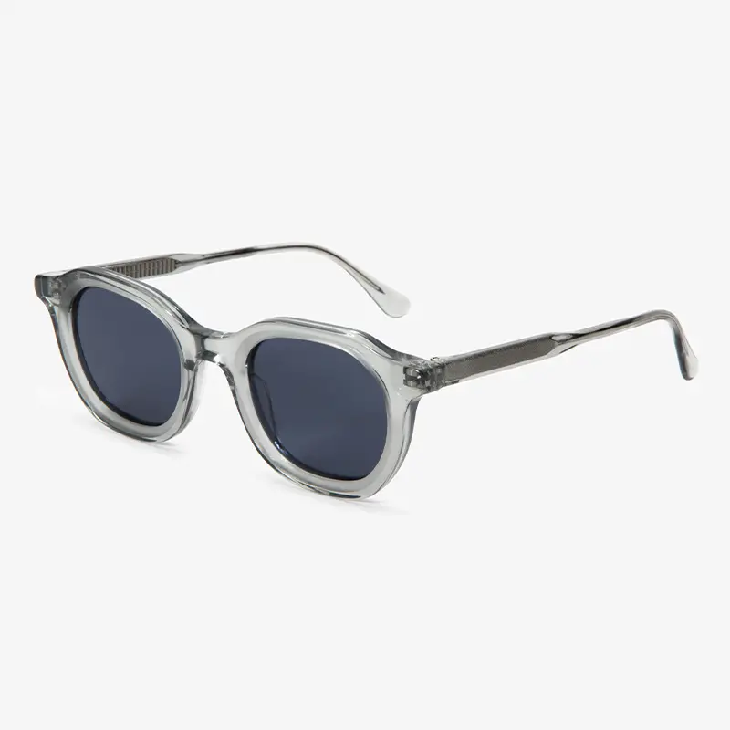 Gafas de Sol de acetato personalizadas de lujo de alta calidad diseño personalizado Uv400 2024 nuevos últimos diseñadores mejores marcas gafas de sol redondas de acetato