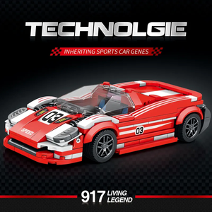 Alta calidad 355 Uds DIY bloques de construcción educativos 917 Living <span class=keywords><strong>Legend</strong></span> juego de bloques de construcción de automóviles deportivos para niños - Product Image 2