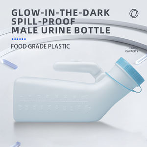 Nhà máy cung cấp trực tiếp của nam giới dùng một lần Glow nắp trong bóng tối PEE chai tràn bằng chứng nước tiểu chai cho phòng tắm sử dụng - Product Image 5