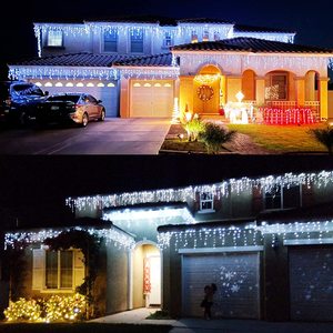 Guirlande lumineuse LED intérieure/extérieure pour décoration de jardin, de rue et d'arrière-cour. - Product Image 5
