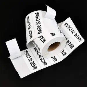 100pcs Roll Label Stickers Product Sticker Printing Custom Adhesive Brand Logo Rectangle Label Rolls