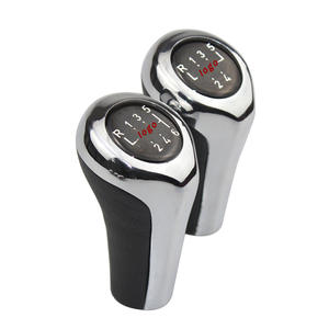 Pommeau de levier de vitesse en aluminium chromé pour voiture BMW, 6 vitesses, logo M, pour modèles E46 E63 - Product Image 5