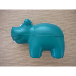 Juguete de Hipopótamo de Espuma de Poliuretano de la Cruz Azul de Massachusetts, Decoración de Escritorio con Temática Animal, Manualidades de Moldeo - Product Image 2