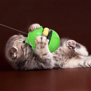 Rodillo de juguete interactivo automático para gatos, dispensador de tratamiento para gatos - Product Image 6