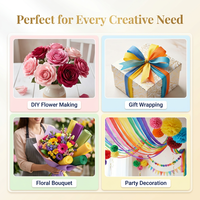 Papier crépon de haute qualité Ever Bright, prix d'usine, pour l'artisanat et les fleurs