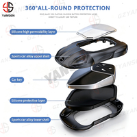 Housse de protection pour clé de voiture en alliage de zinc de qualité supérieure, anti-rayures, pour Changan Deepal S7 S07 SL03 S05 G318 2024 2025
