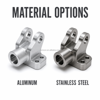 Pièces robotiques usinées sur mesure par CNC, composants d'armes robotiques en aluminium et acier inoxydable, usine