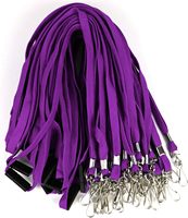 Cordón de seguridad premium de poliéster con gancho en J y correas planas para el cuello, para tarjetas de identificación, soporte para tarjetas de presentación, venta al por mayor.