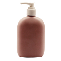 Offre Spéciale 280ml couleur brune vide en plastique HDPE bouteille en plastique lotion pompe bouteille pour bébé shampooing revitalisant douches Gel Lotion