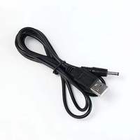 Kabel Daya Jack Barel 5 V DC, USB Ke 3.5 Mm 2.1Mm 5 Volt, Kabel Daya USB Daya DC 1M