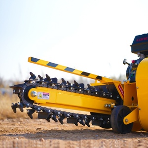 AUSTTER Professional Agriculture Machinery Mini Trencher 15hp Petrol Power <strong>Trench</strong> <strong>Digger</strong> for Sale - Product Image 2