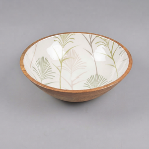 Ensemble de saladiers en bois de manguier faits à la main - Design moderne, lavables au lave-vaisselle, bols de service pour les fêtes - Product Image 1